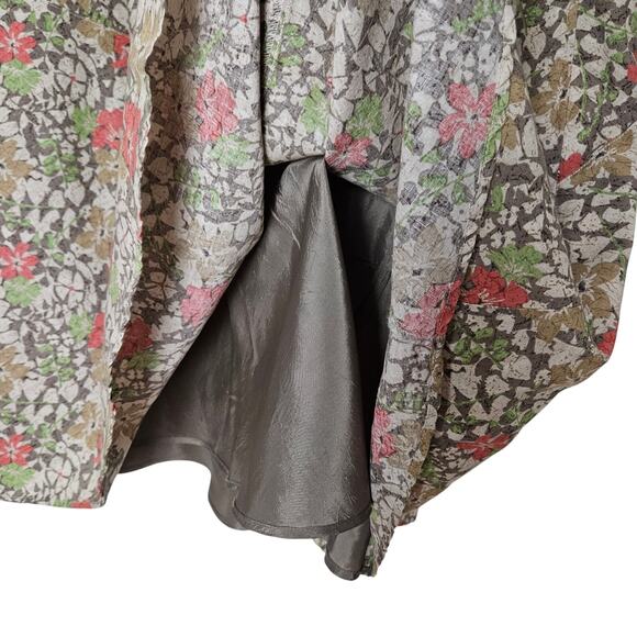 Charter Club Womens Linen Cotton Blend Maxi Skirt Size 18W Cottage Floral - Picture 3 of 11